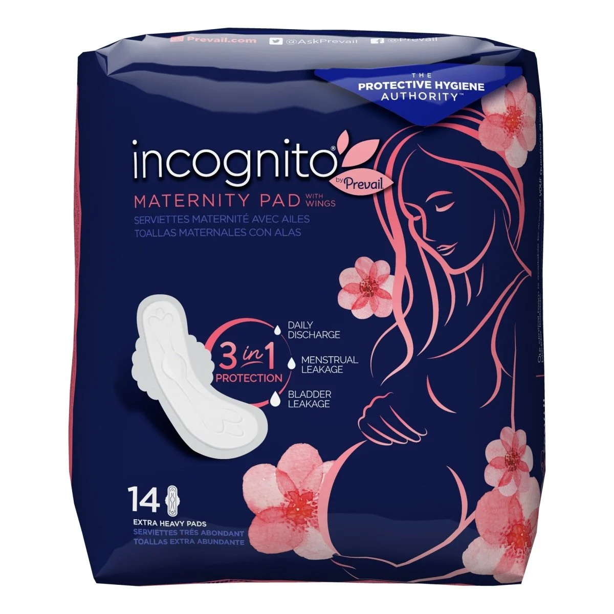 Incognito By Prevail Extra Heavy Maternity Pad