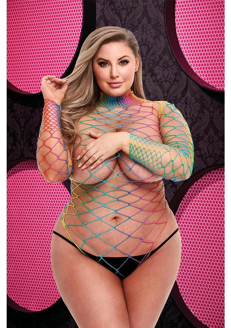 Industrial Net Rainbow Teddy