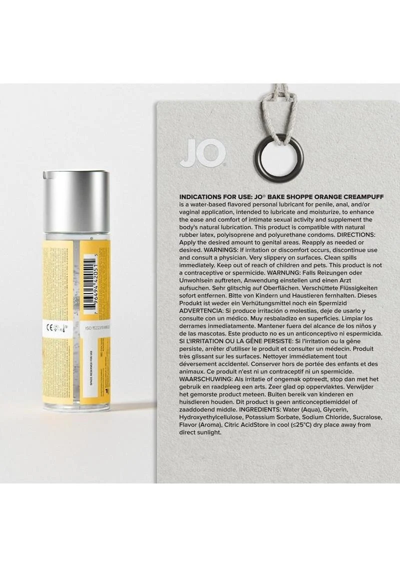 JO Bake Shoppe Flavored Lubricant Orange Creampuff