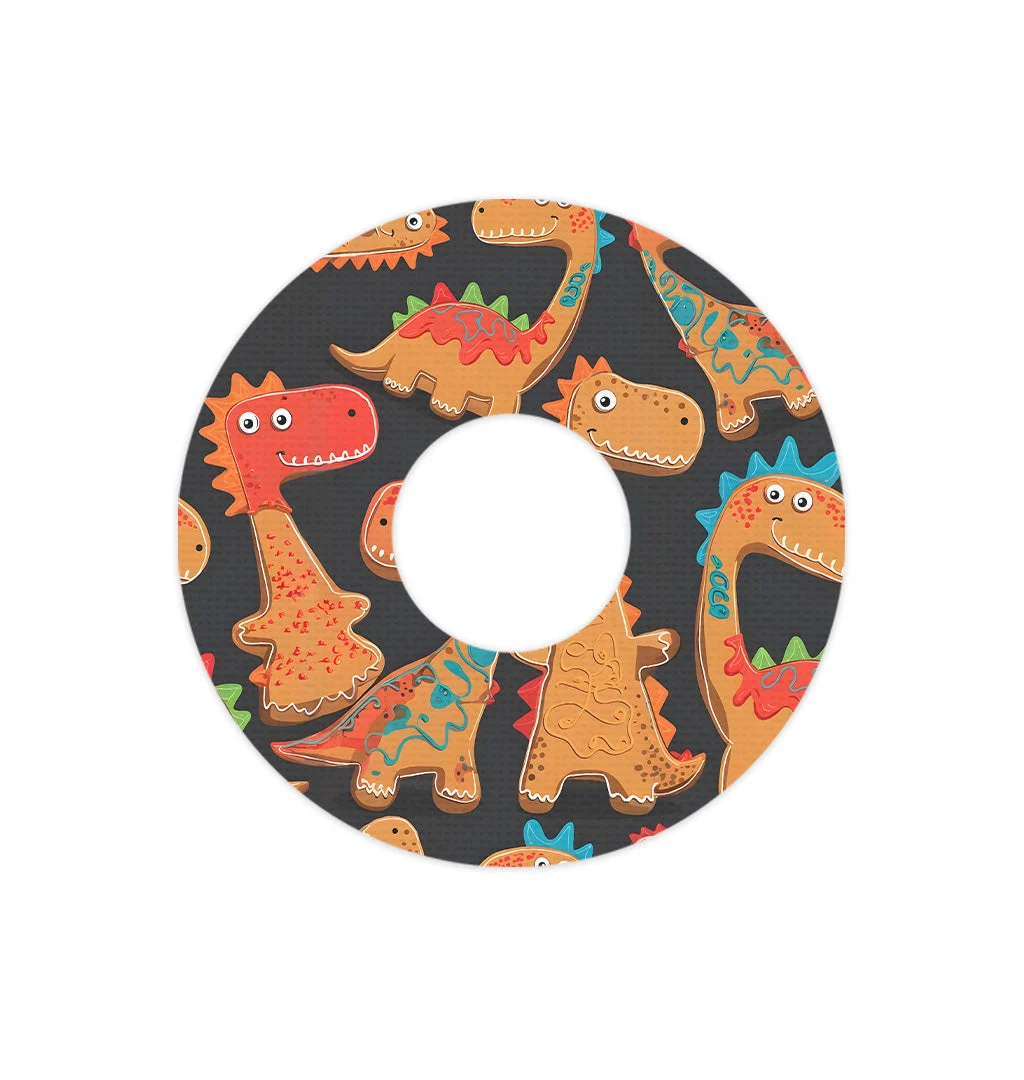 Jurassic Gingerbread FreeStyle Libre 3 Plus & LingoPatch Tape - Pump Peelz