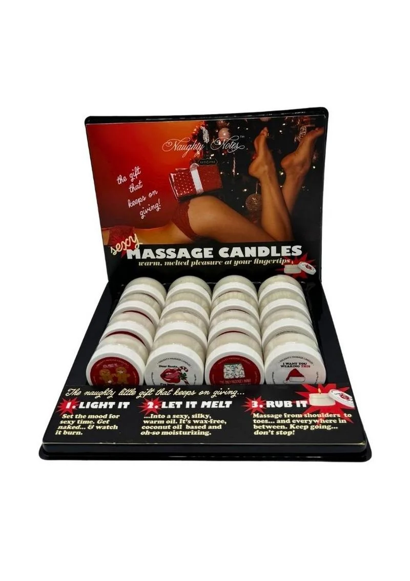 Kama Sutra Holiday Massage Candles Prepack