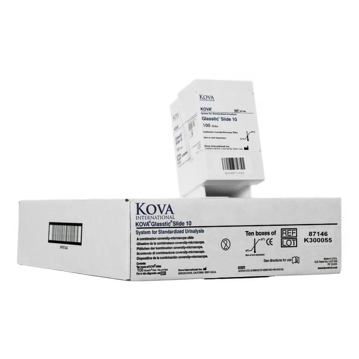 Kova Glasstic Disposable Microscope Slide For Urinalysis