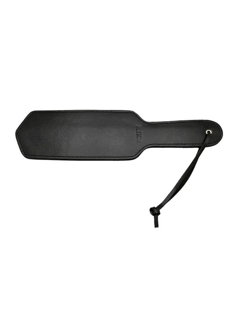 Leather Paddle with Gold Accessories