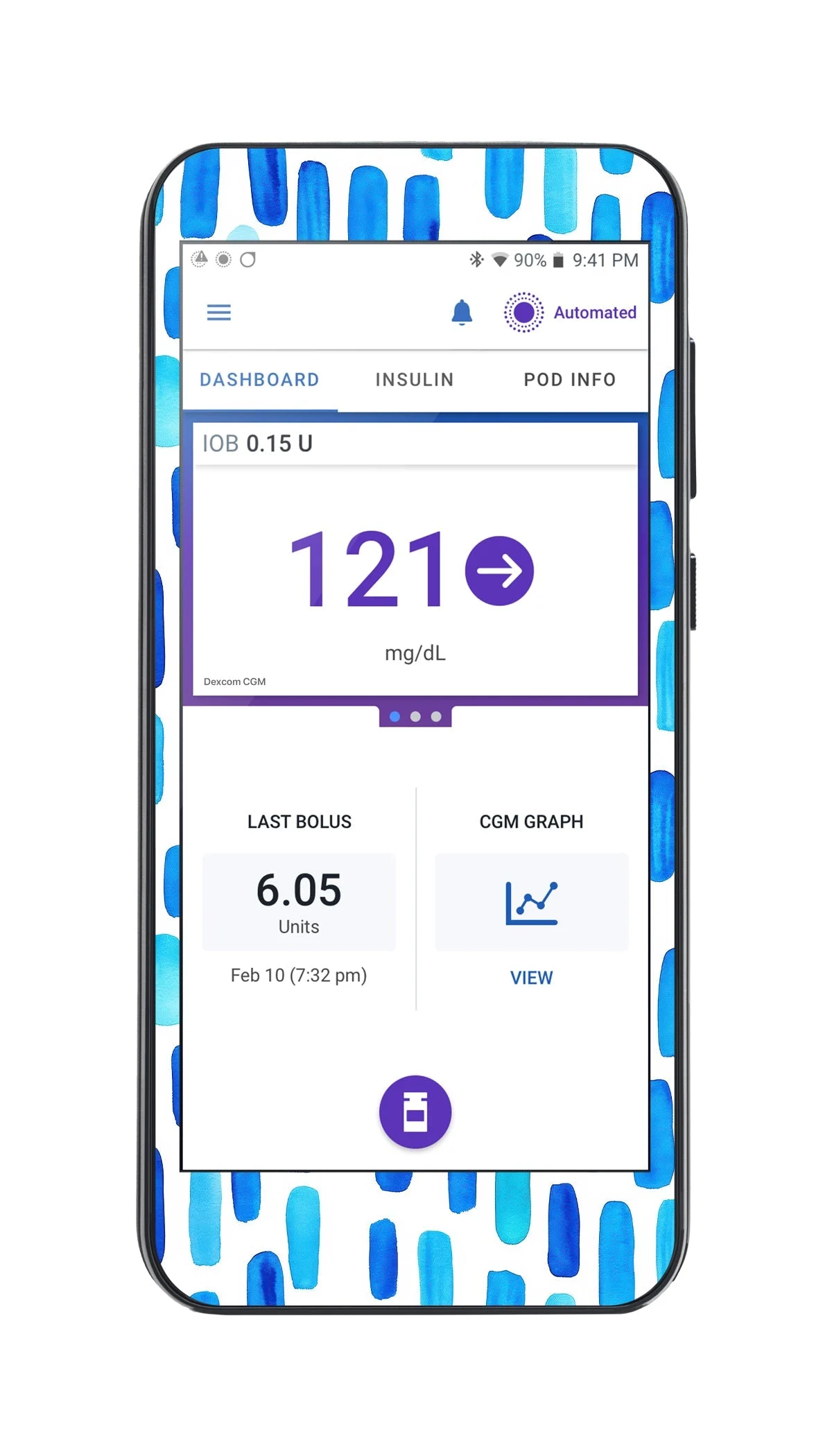 Level Lines Sticker for Omnipod 5 Controller – Pump Peelz