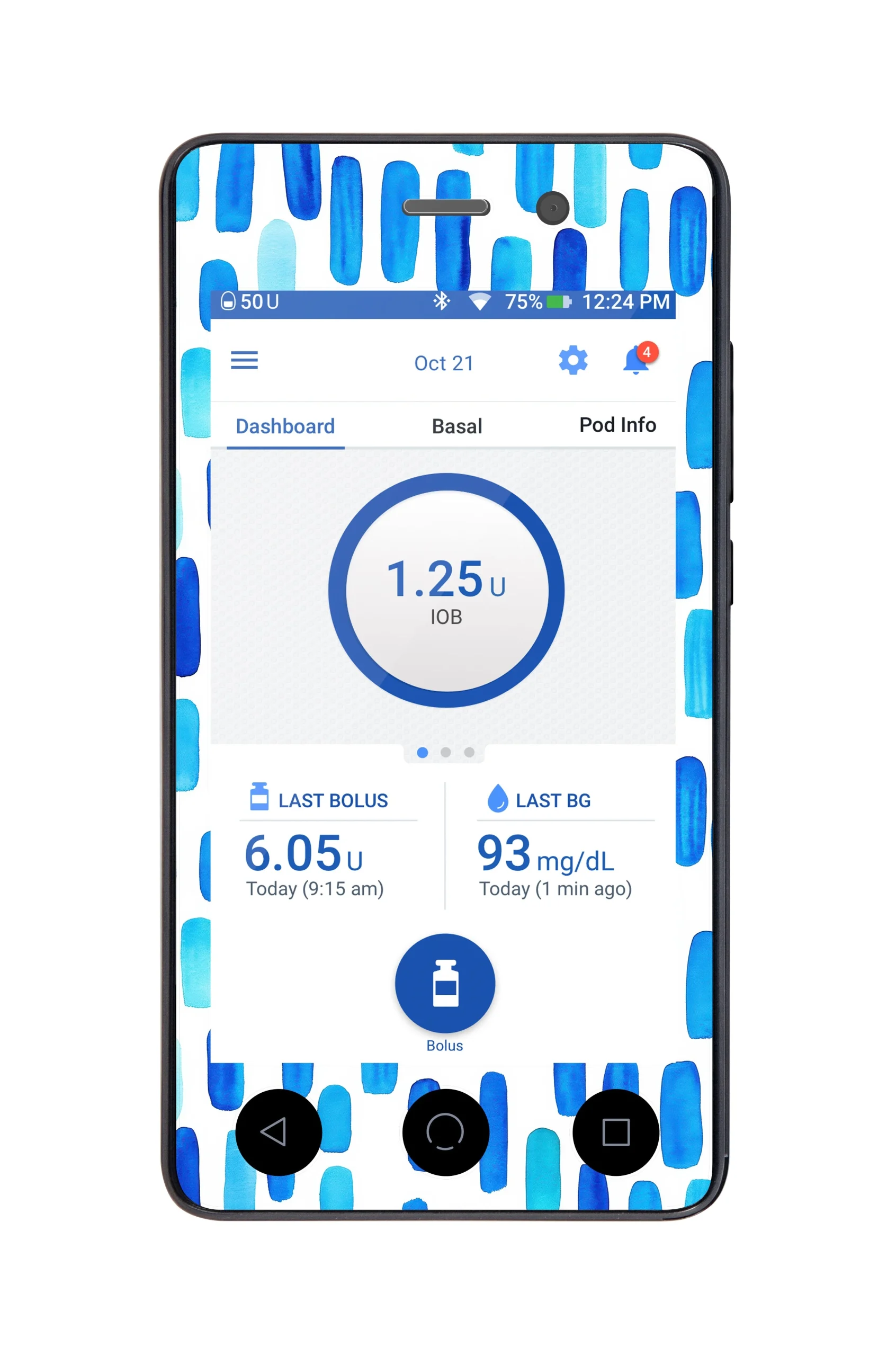 Level Lines Sticker for Omnipod DASH PDM – Pump Peelz