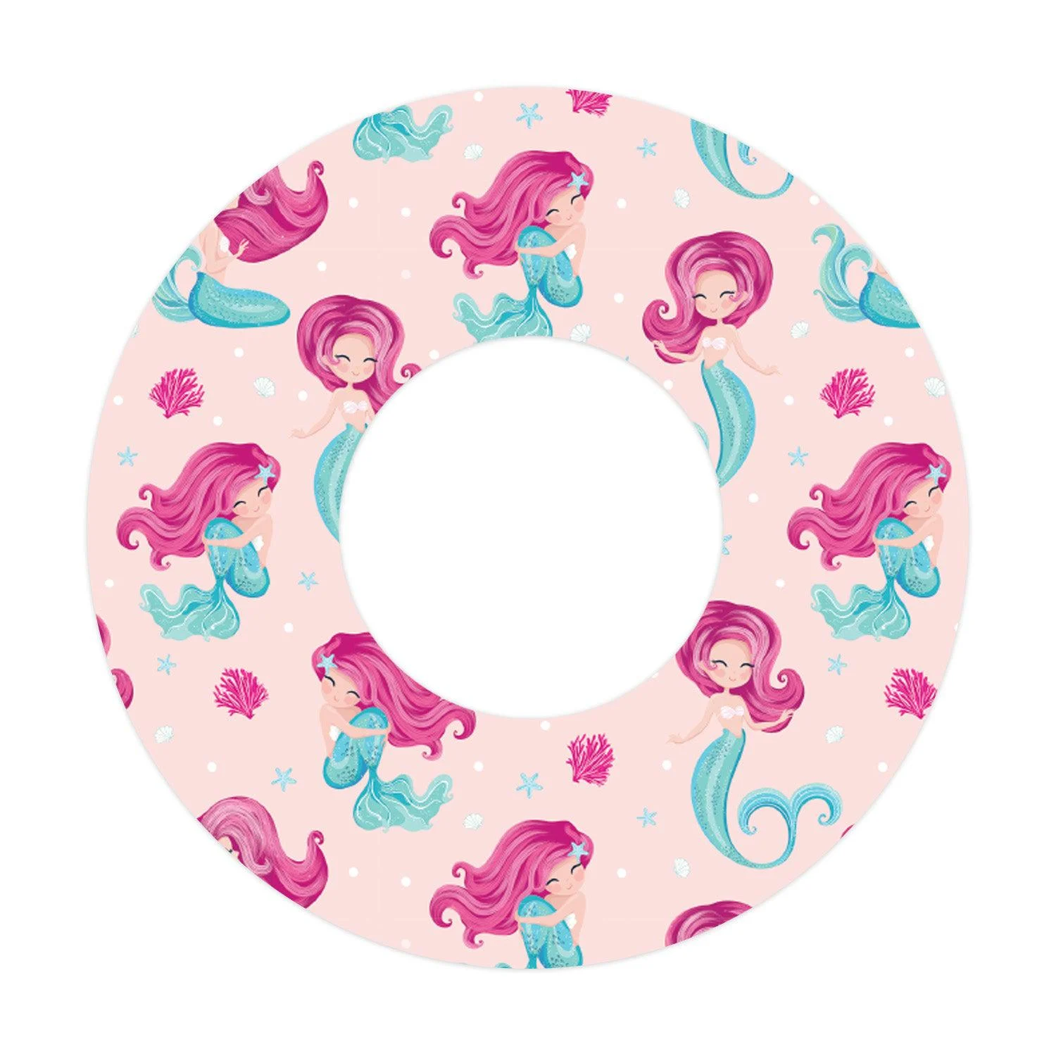 Lovely Mermaids PatchTape Designed for the FreeStyle Libre 2