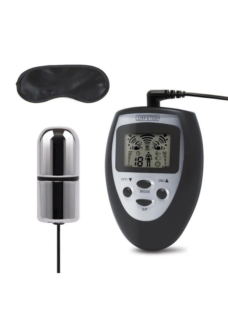 Lux Fetish Electro Sex Shock Bullet with Remote Control