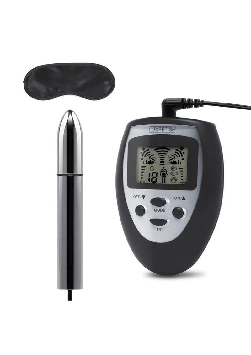 Lux Fetish Electro Sex Shock Wand with Remote Control