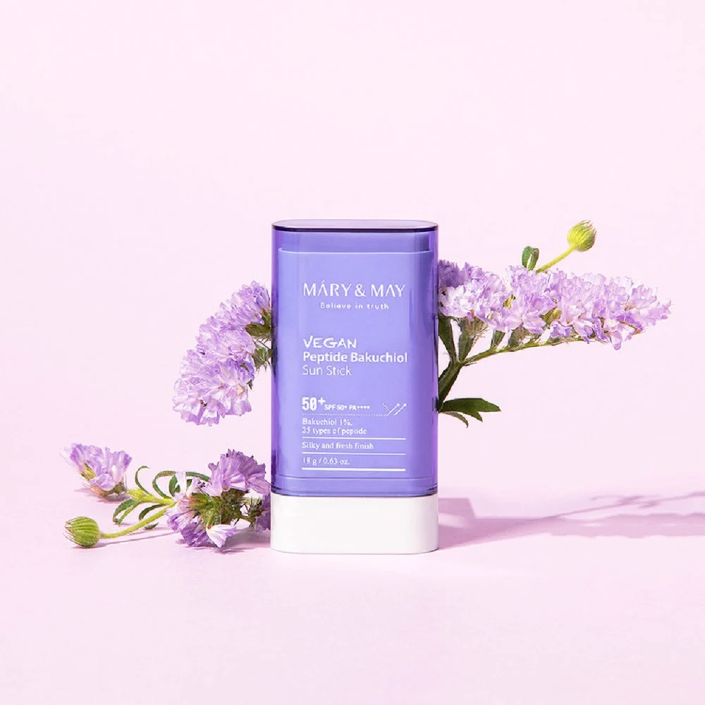 Máry & May Vegan Peptide Bakuchiol Sun Stick - Silky Anti-Aging Suncare