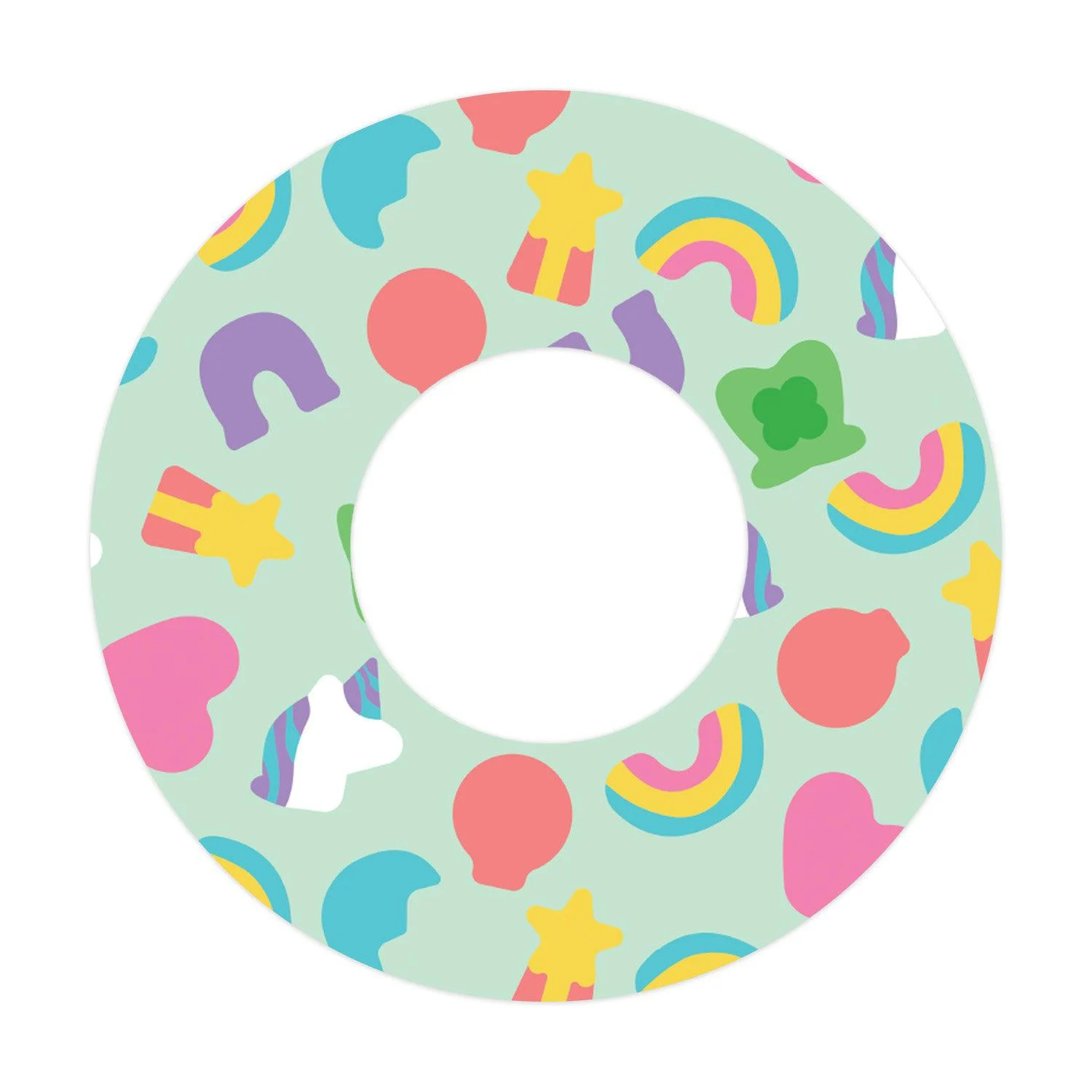 Marshmallow Charms PatchTape Designed for the FreeStyle Libre 2