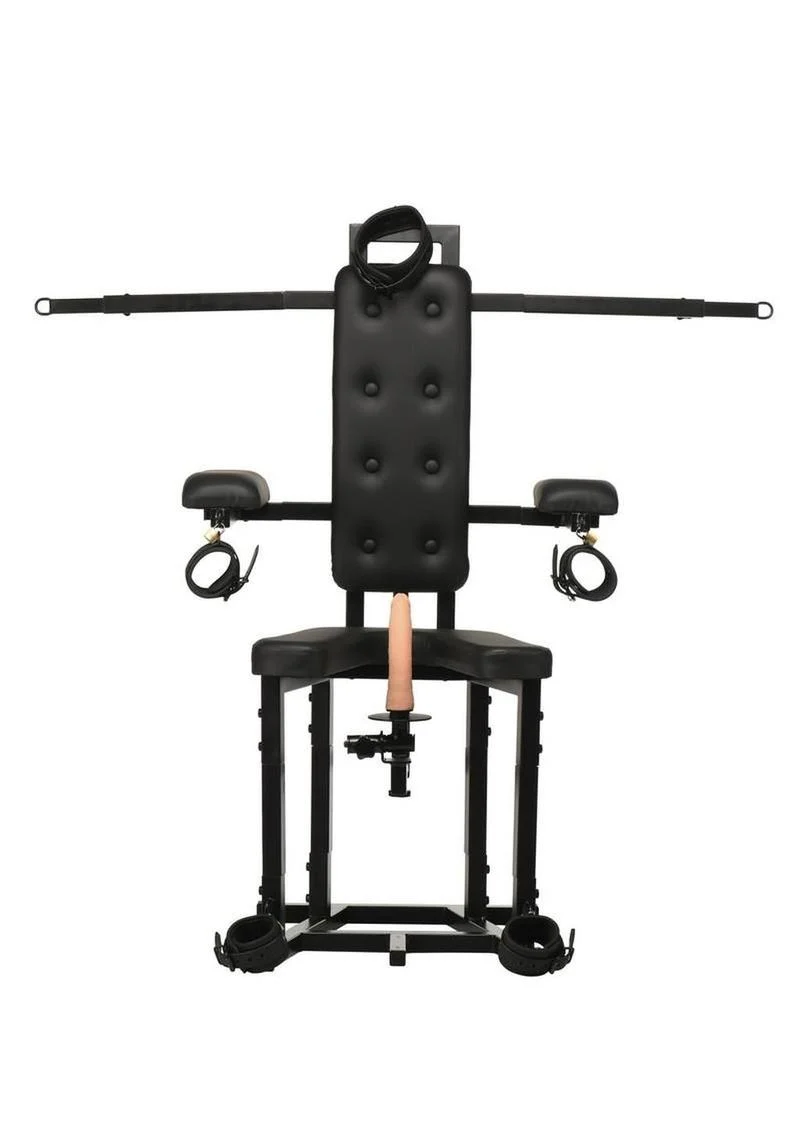 Master Series Bondage Chair with Sex Machine
