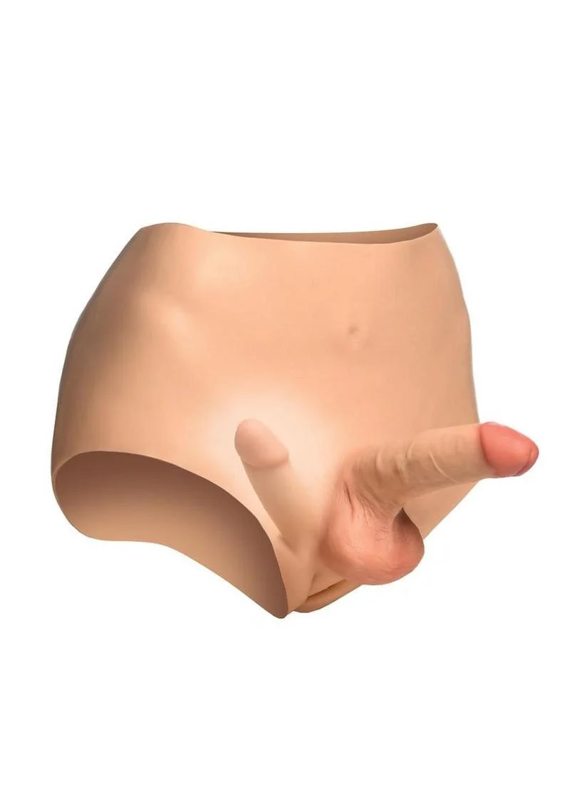 Master Series Double Boner Briefs Silicone Penis Panty