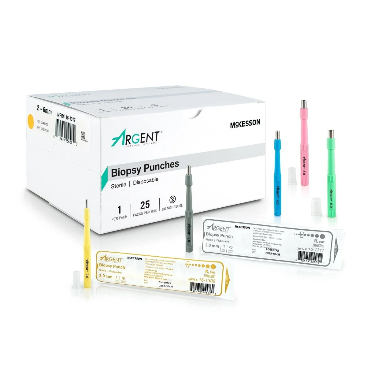 McKesson Argent Disposable Biopsy Punches