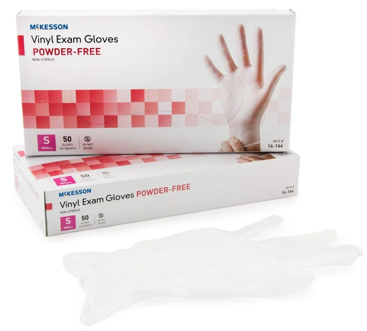 McKesson Confiderm Vinyl Exam Gloves