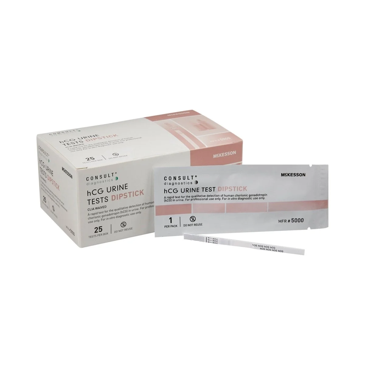 McKesson Consult Hcg Pregnancy Fertility Reproductive Health Test Kit
