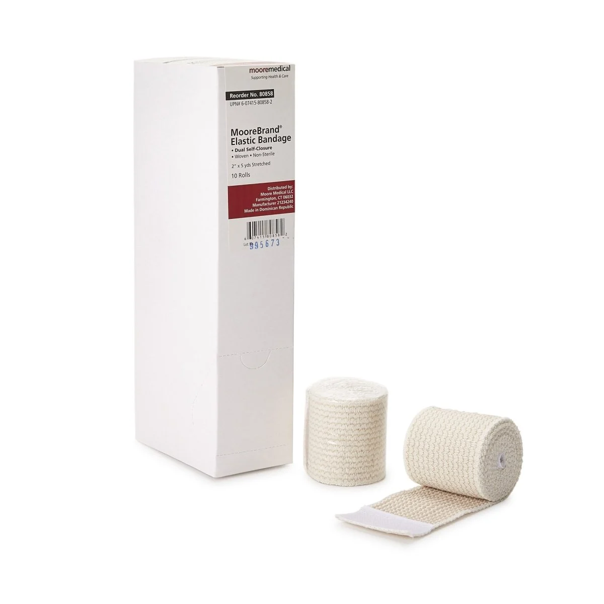 McKesson Double Hook And Loop Closure Elastic Bandage