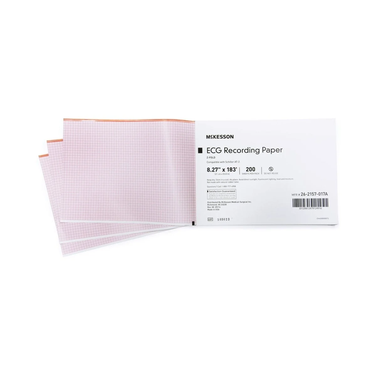 McKesson Ecg Z Fold Recording Paper