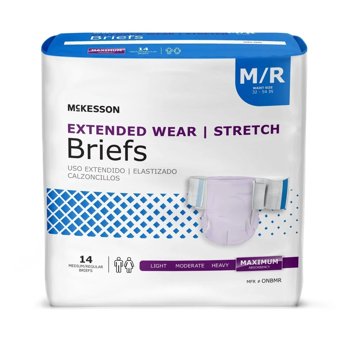 McKesson Extended Wear Stretch Briefs