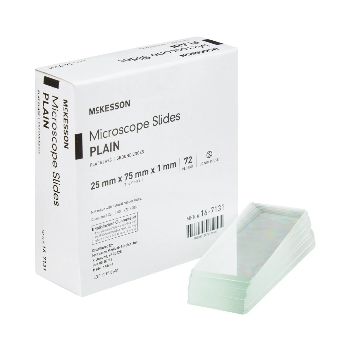 Mckesson Plain Microscope Slide
