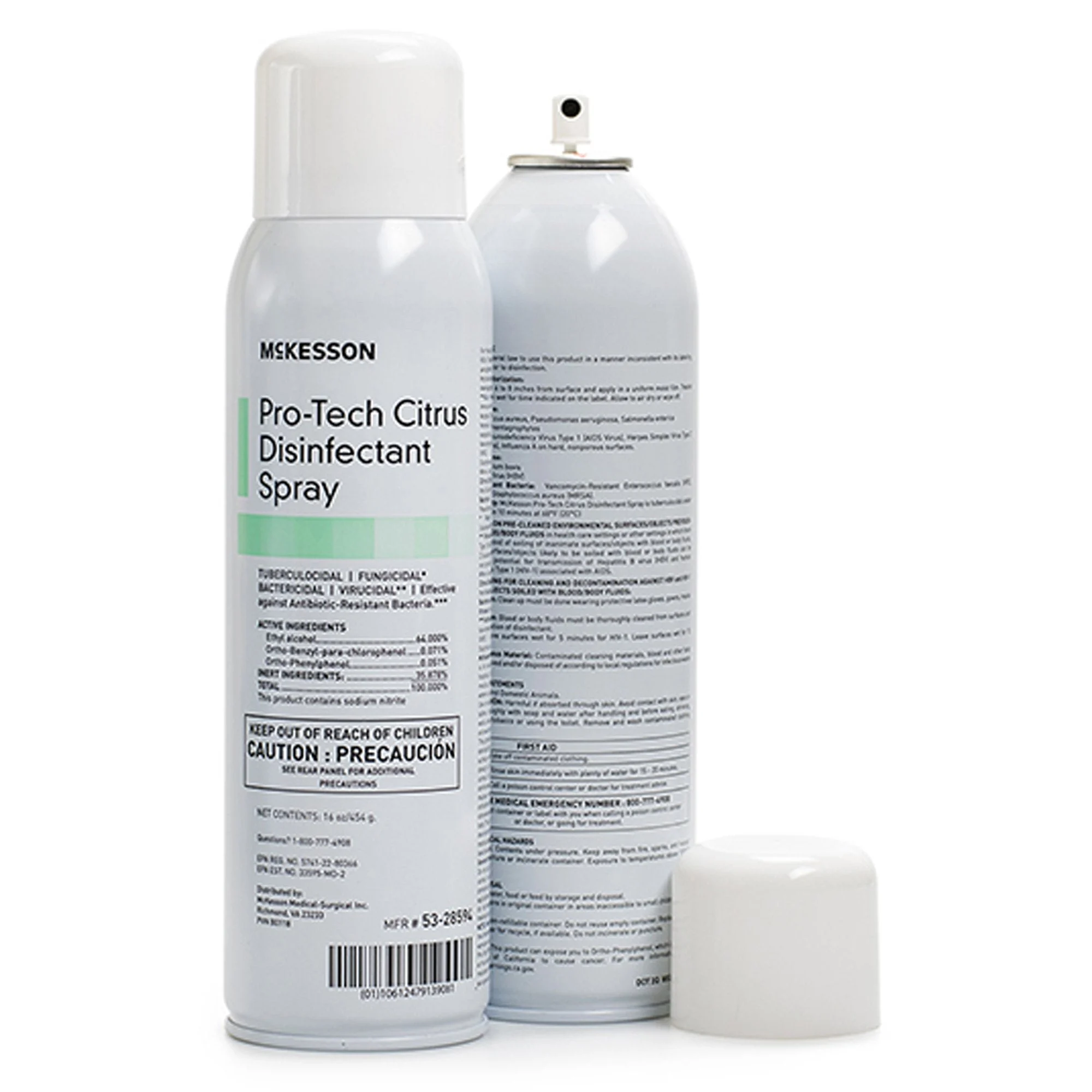 McKesson Pro-Tech Surface Disinfectant Cleaner Alcohol-Based Liquid, Non-Sterile, Citrus Scent