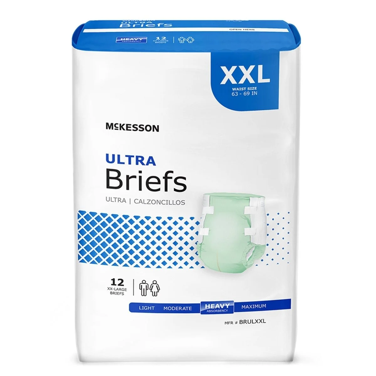 McKesson Ultra Heavy Absorbency Incontinence Briefs
