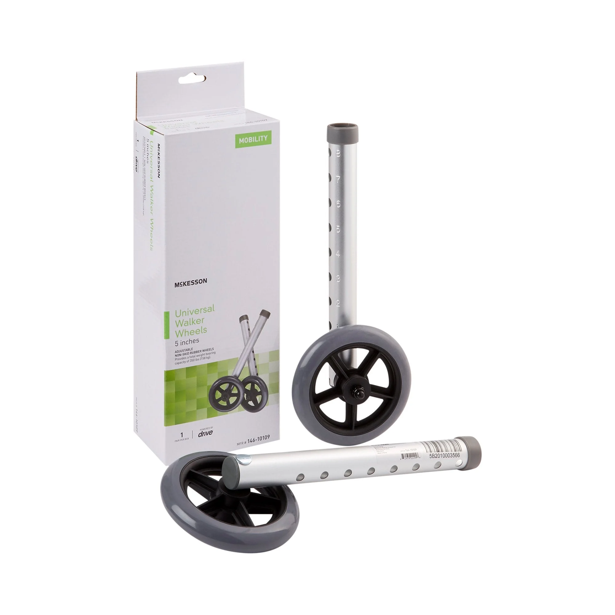 McKesson Walker Wheels, 5-inch Diameter