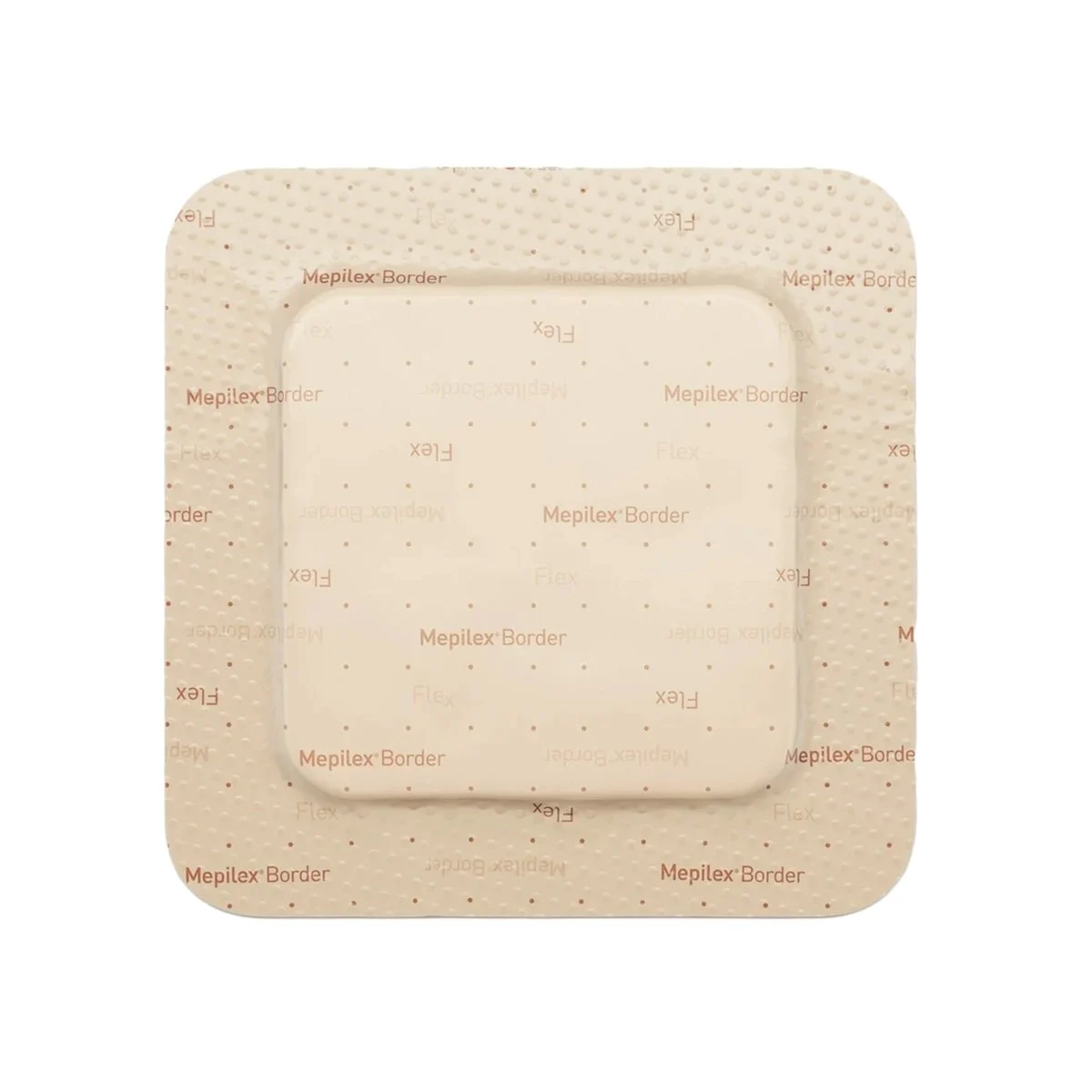 Mepilex Border Flex Adhesive with Border Foam Dressing, 4 x 4 Inch