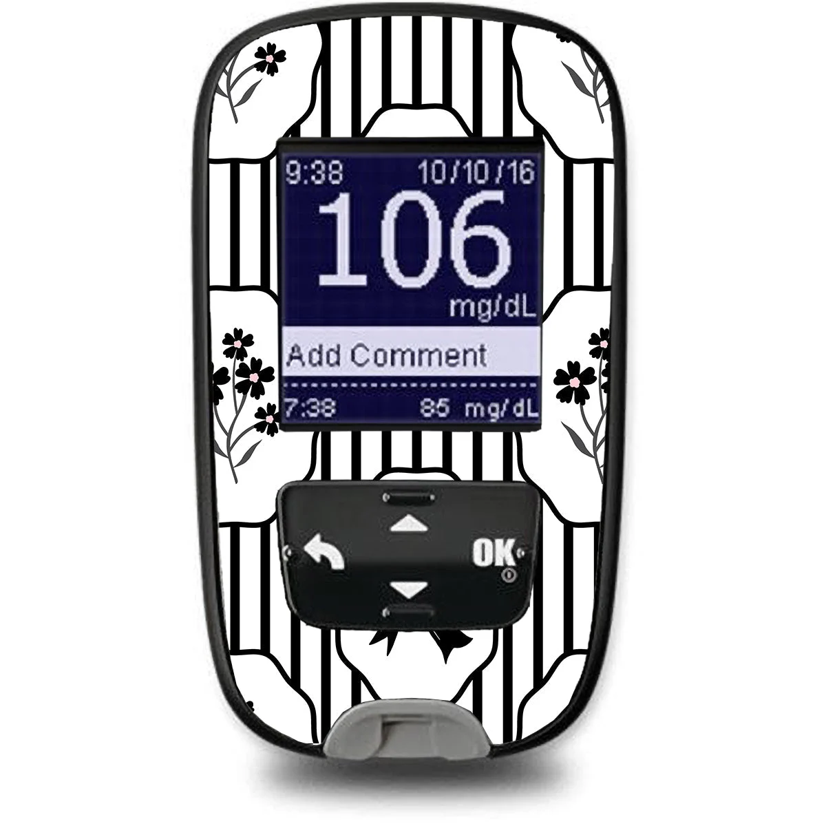 Midnight Cat Accu-Chek Guide Glucometer Sticker - Pump Peelz