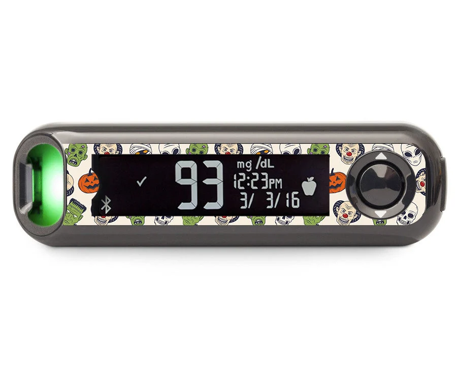 Monster Mash Bayer Contour© Next One Glucometer Sticker - Pump Peelz