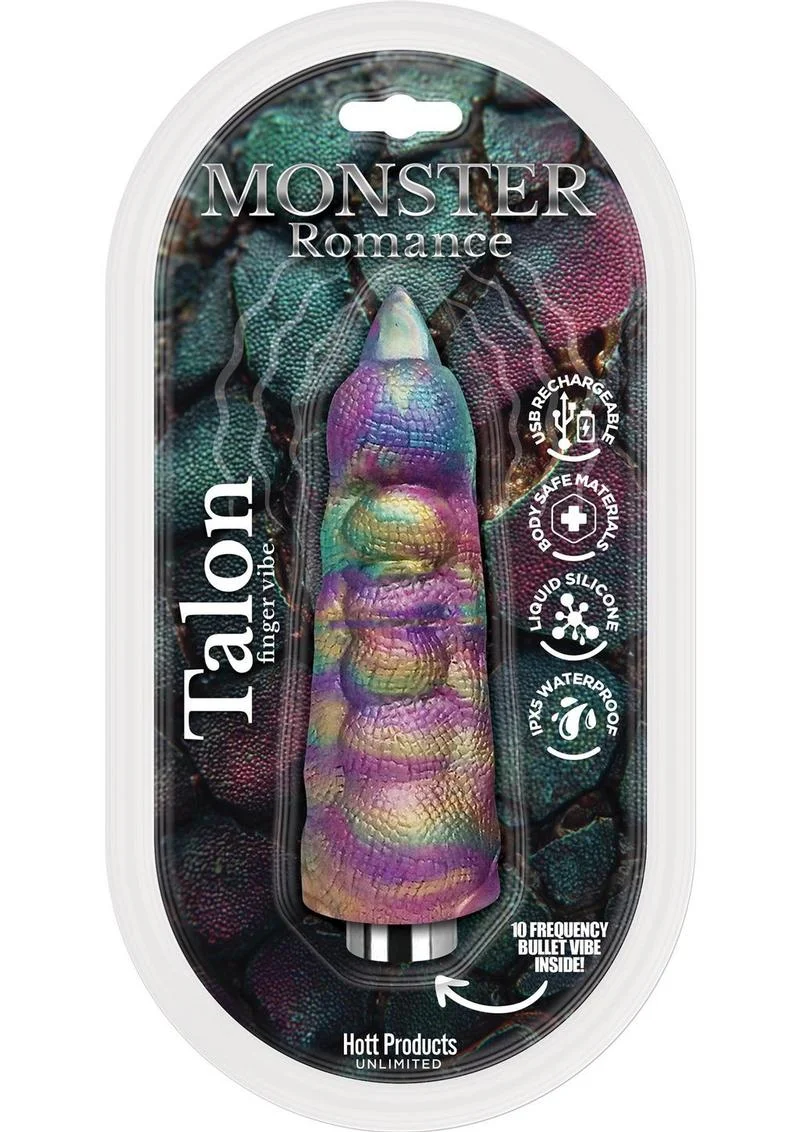 Monster Romance Talon Rechargeable Silicone Finger Vibrator