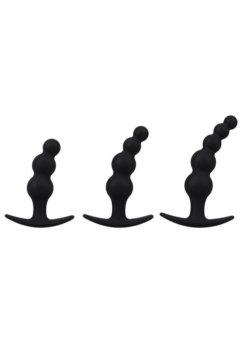Mood Naughty Beaded Trainer Silicone Anal Plug
