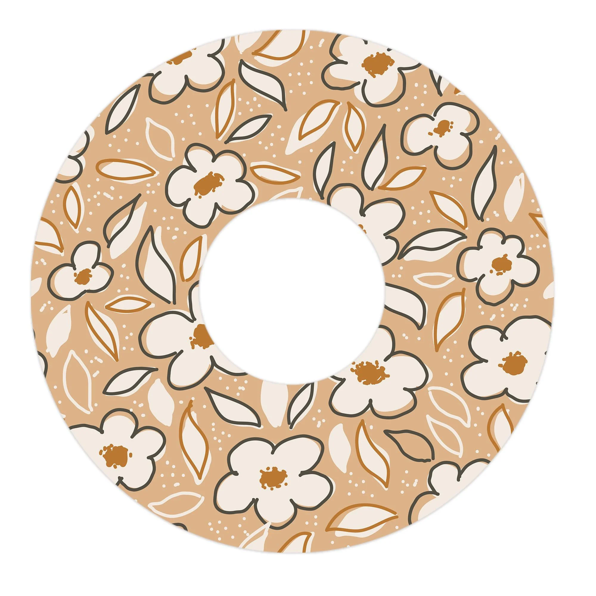Muted Floral FreeStyle Libre 3 Plus & LingoPatch Tape - Pump Peelz