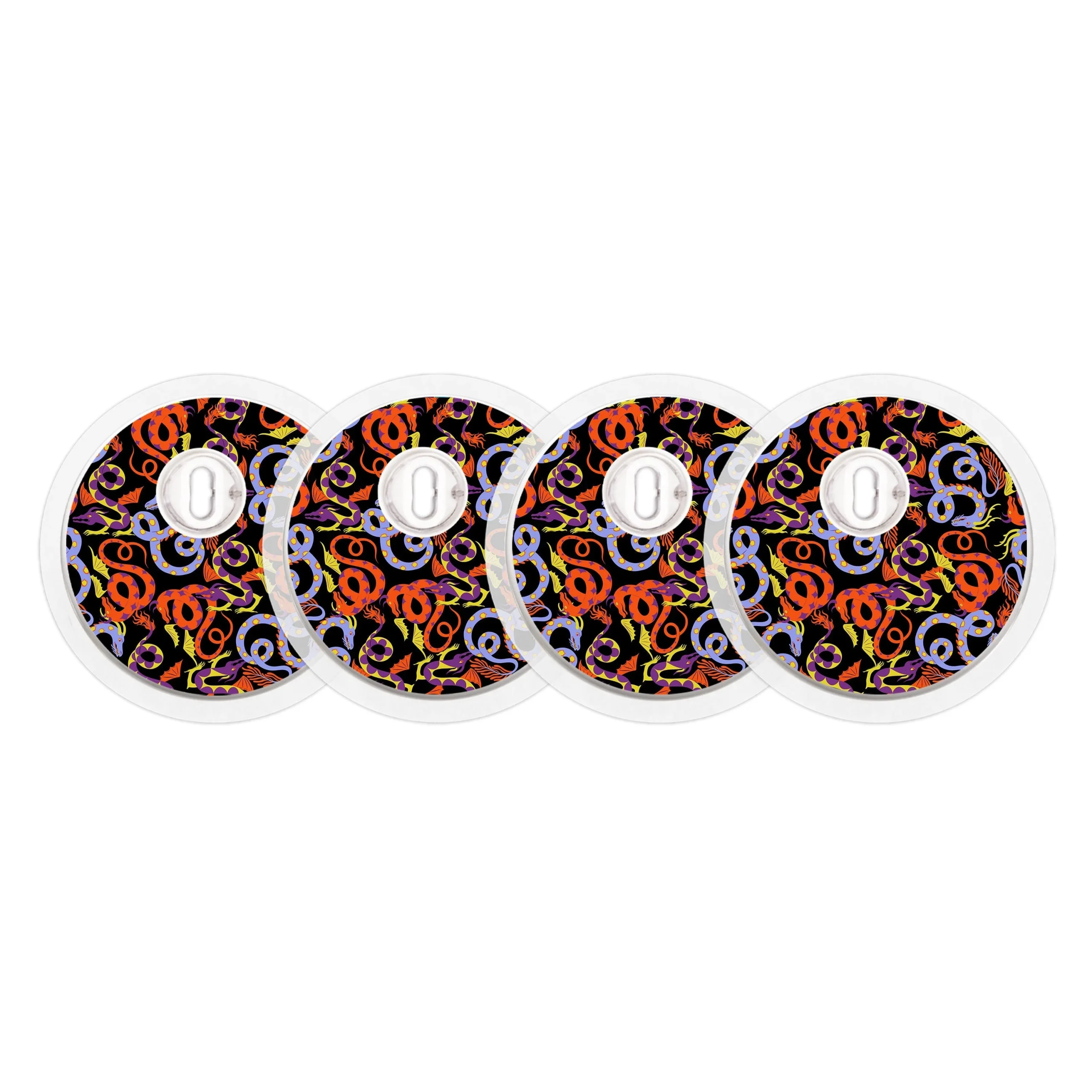 Mystic Dragons Sticker Designed for the FreeStyle Libre 3 Plus & LingoSensor