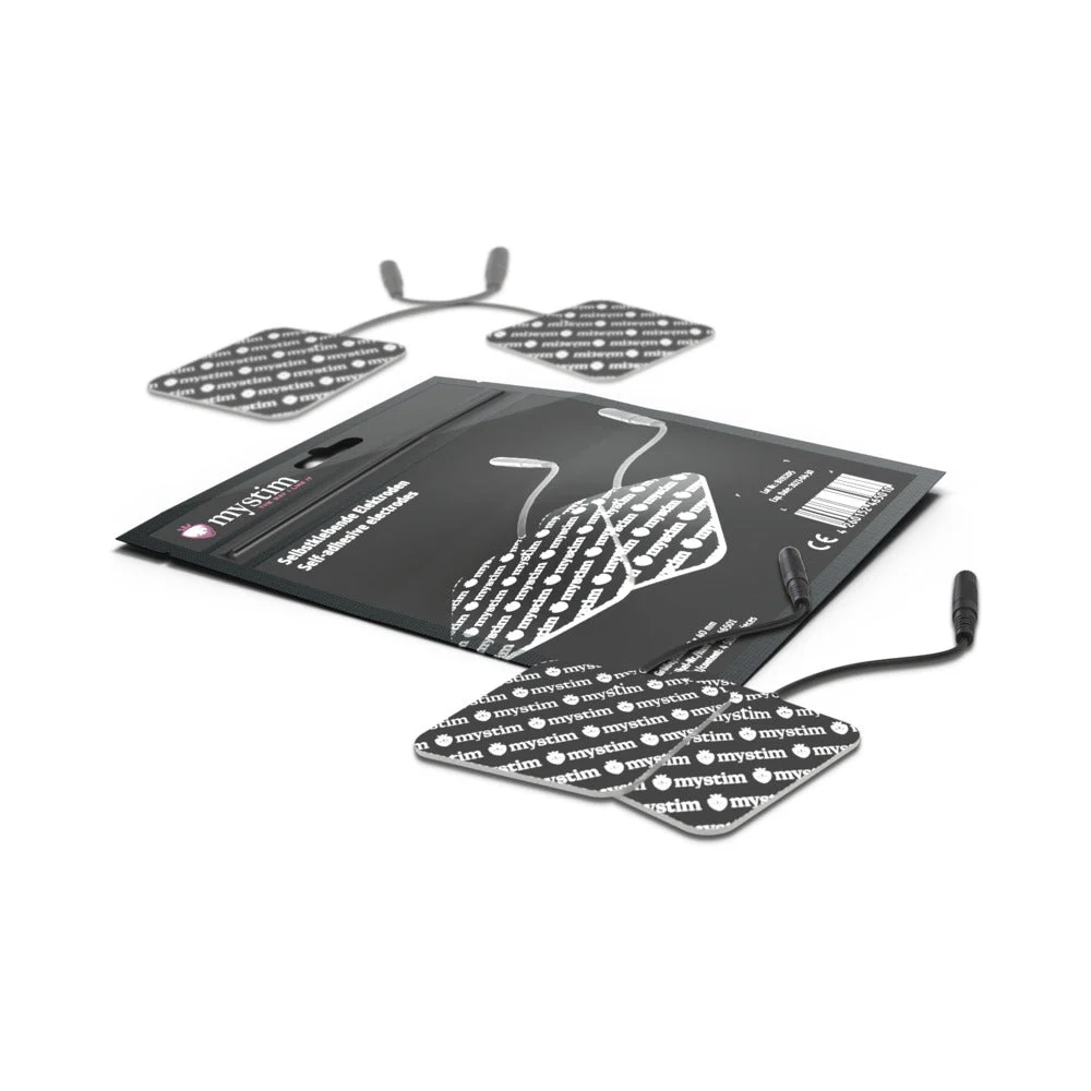Mystim Replacement Square Electrode Pad 4-Pack
