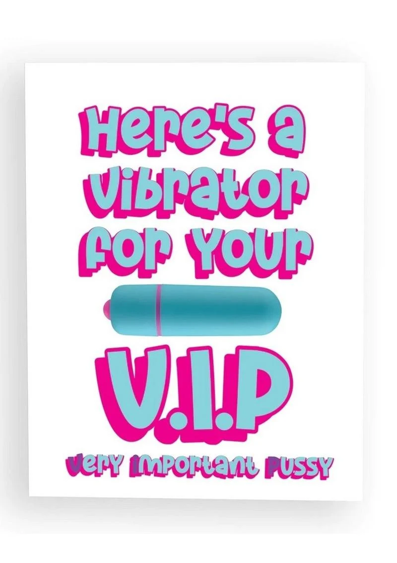 Naughtyvibes VIP Greeting Card