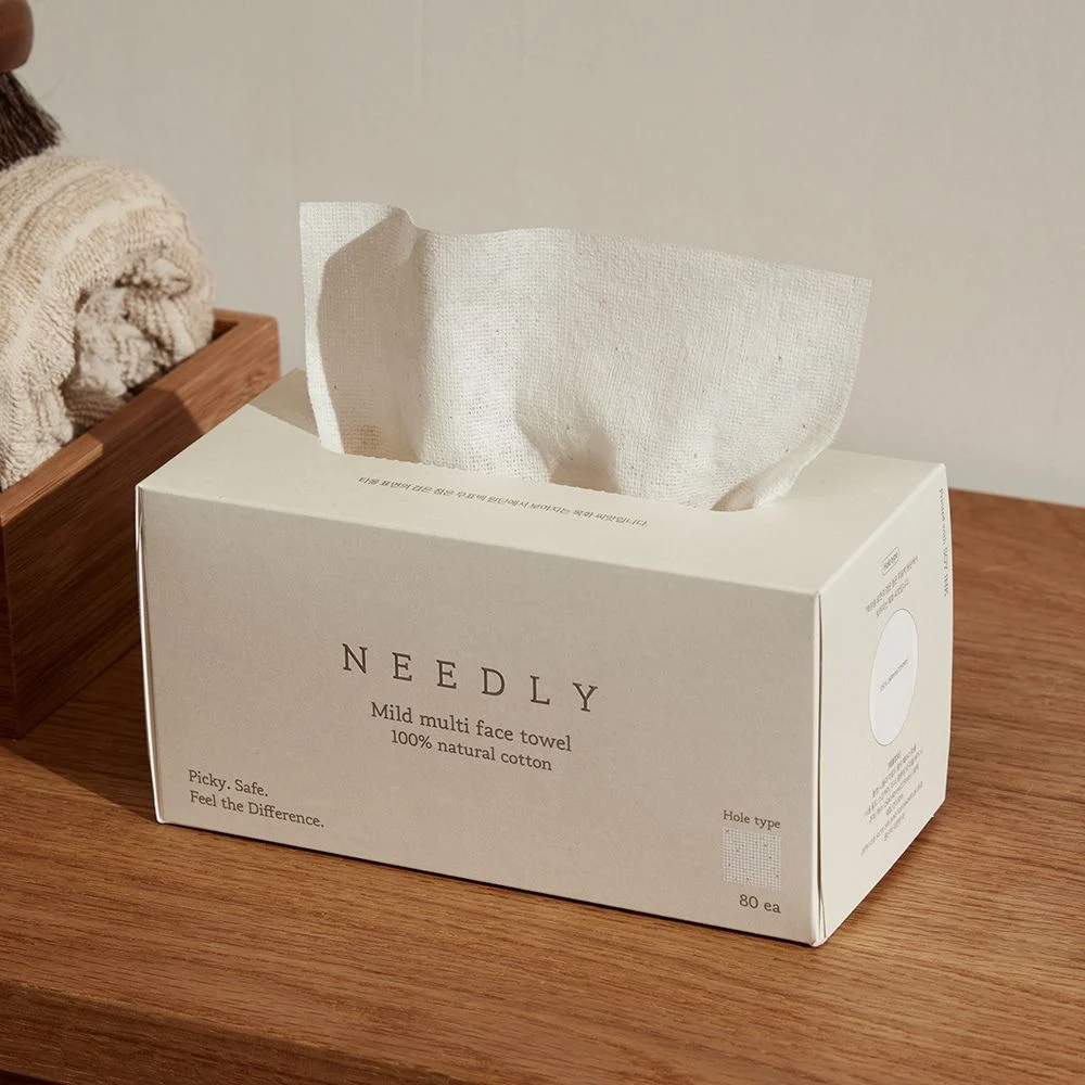 Needly Mild Multi Face Towel 100% Natural Cotton