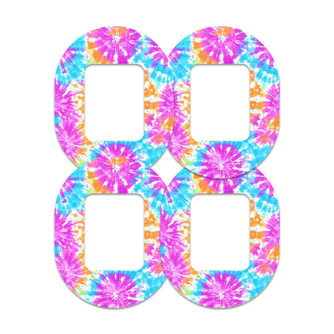 Neon Tie Dye Tandem Mobi Decorative Patch Tape - Pump Peelz