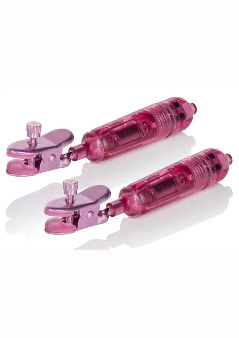 Nipple Play One Touch Vibrating Nipple Clamps