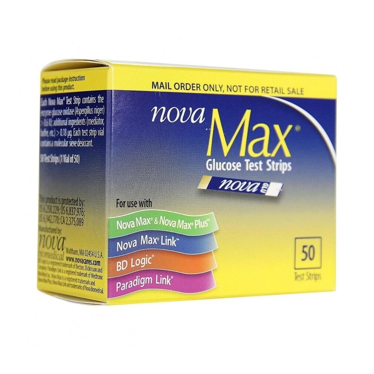 Nova Max Glucose Test Strips