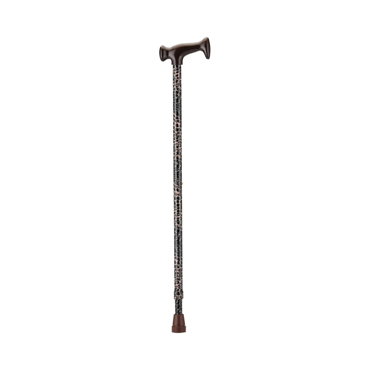 Nova Ortho-Med T-Handle Cane, Leopard Print