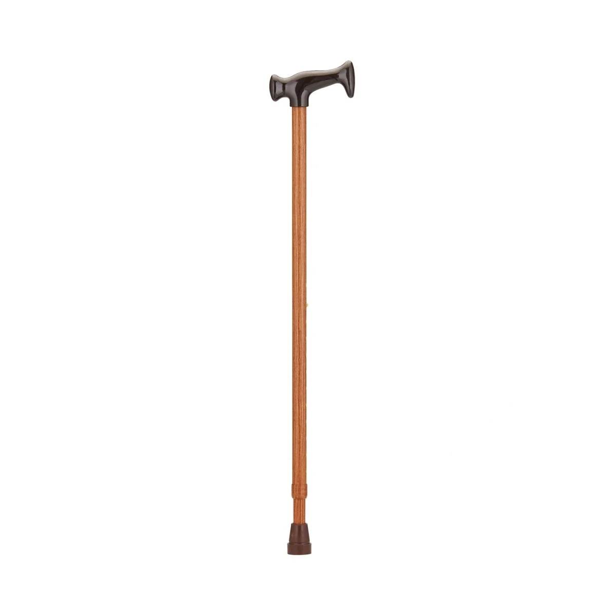 Nova Ortho-Med T-Handle Cane, Walnut Print