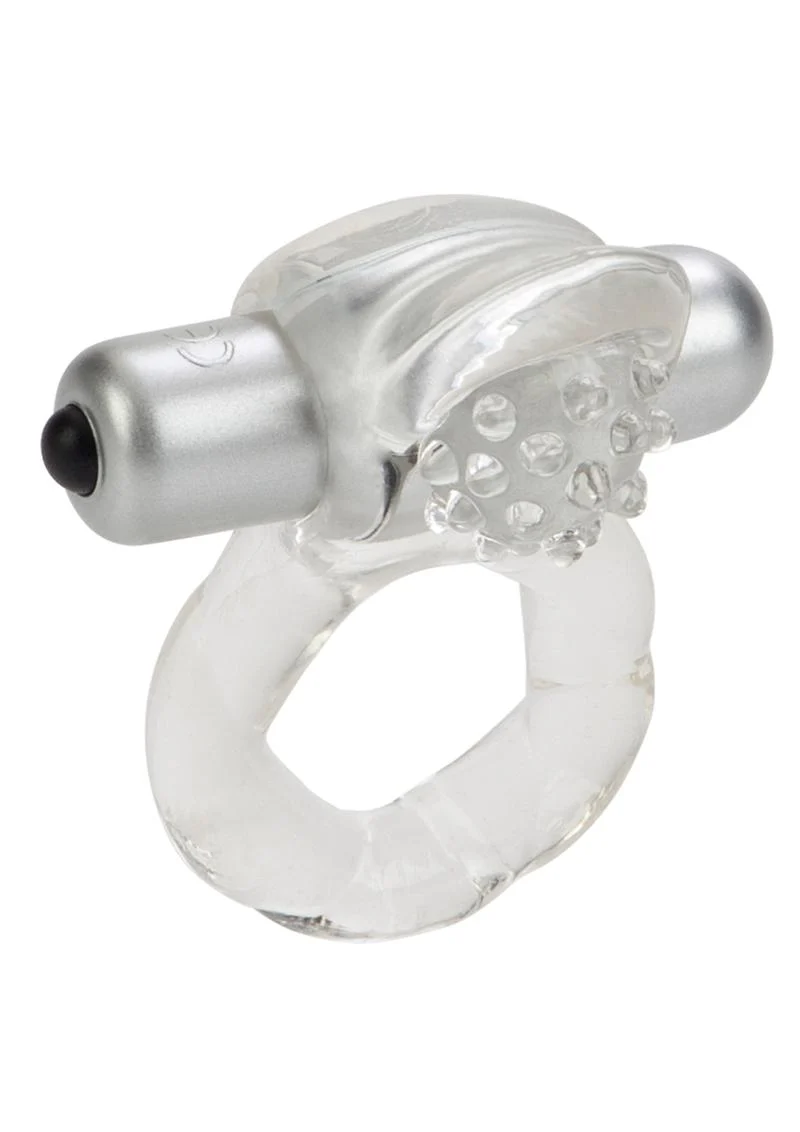 Nubby Lover's Delight Vibrating Cock Ring Cock Ring with Clitoral Stimulation