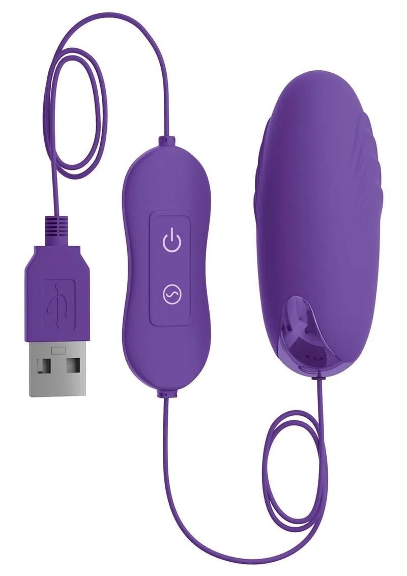 Omg! Bullets #Happy USB-Powered Silicone Vibrating Bullet