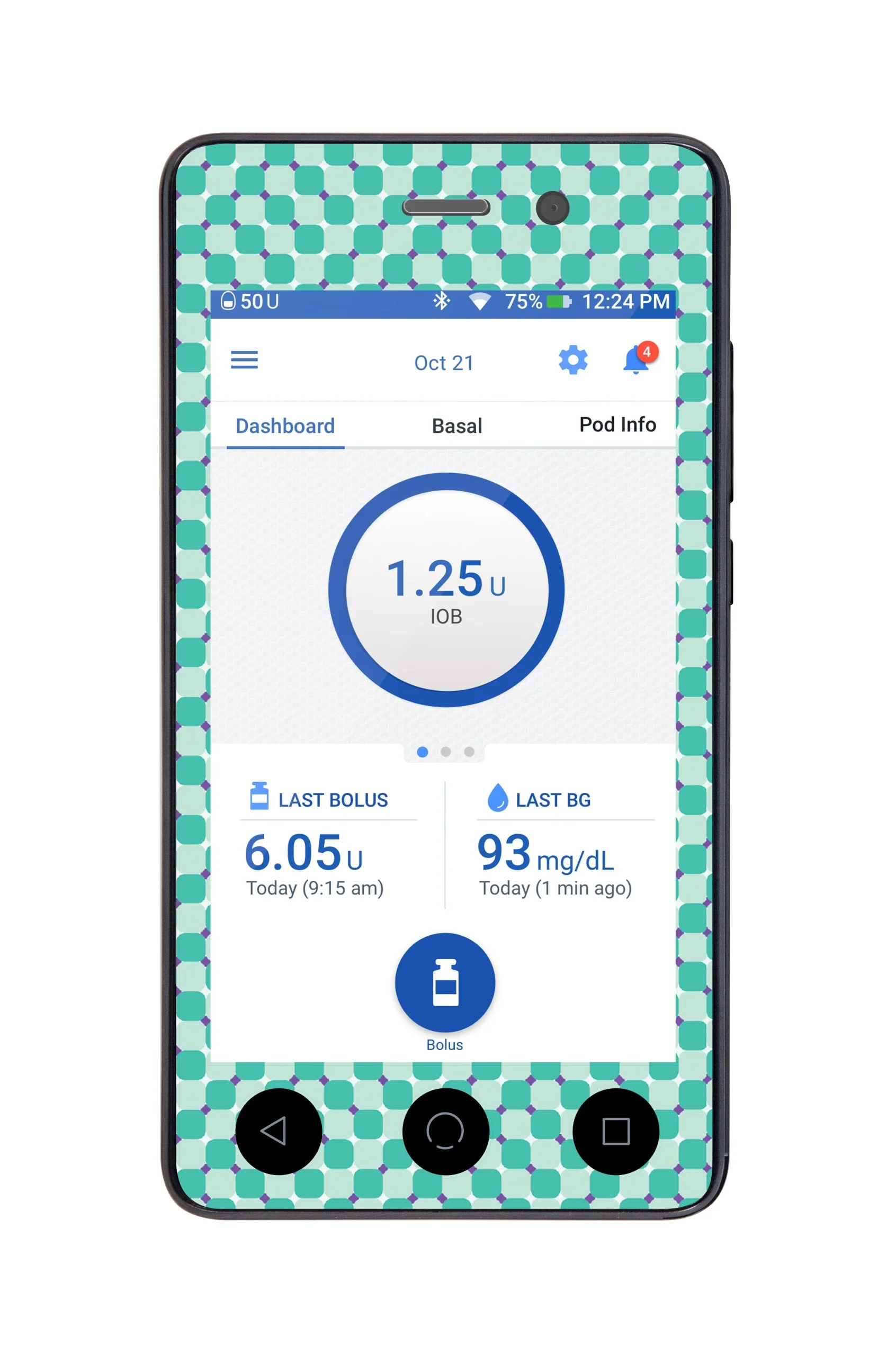 Optical Illusion Sticker for Omnipod DASH PDM – Pump Peelz