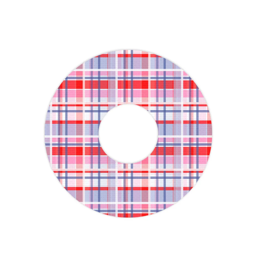 Party Plaid FreeStyle Libre 3 Plus & LingoPatch Tape - Pump Peelz
