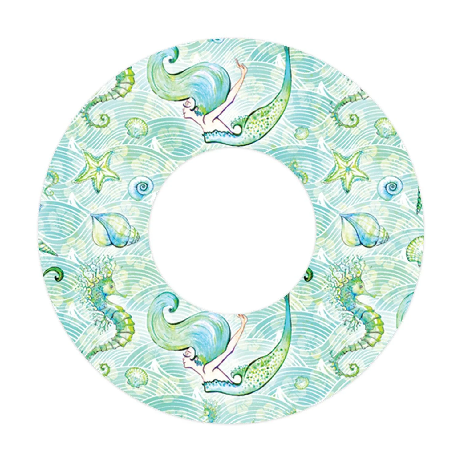 Pastel Mermaids for PatchFreestyle Libre and Universal Infusion Set Tape