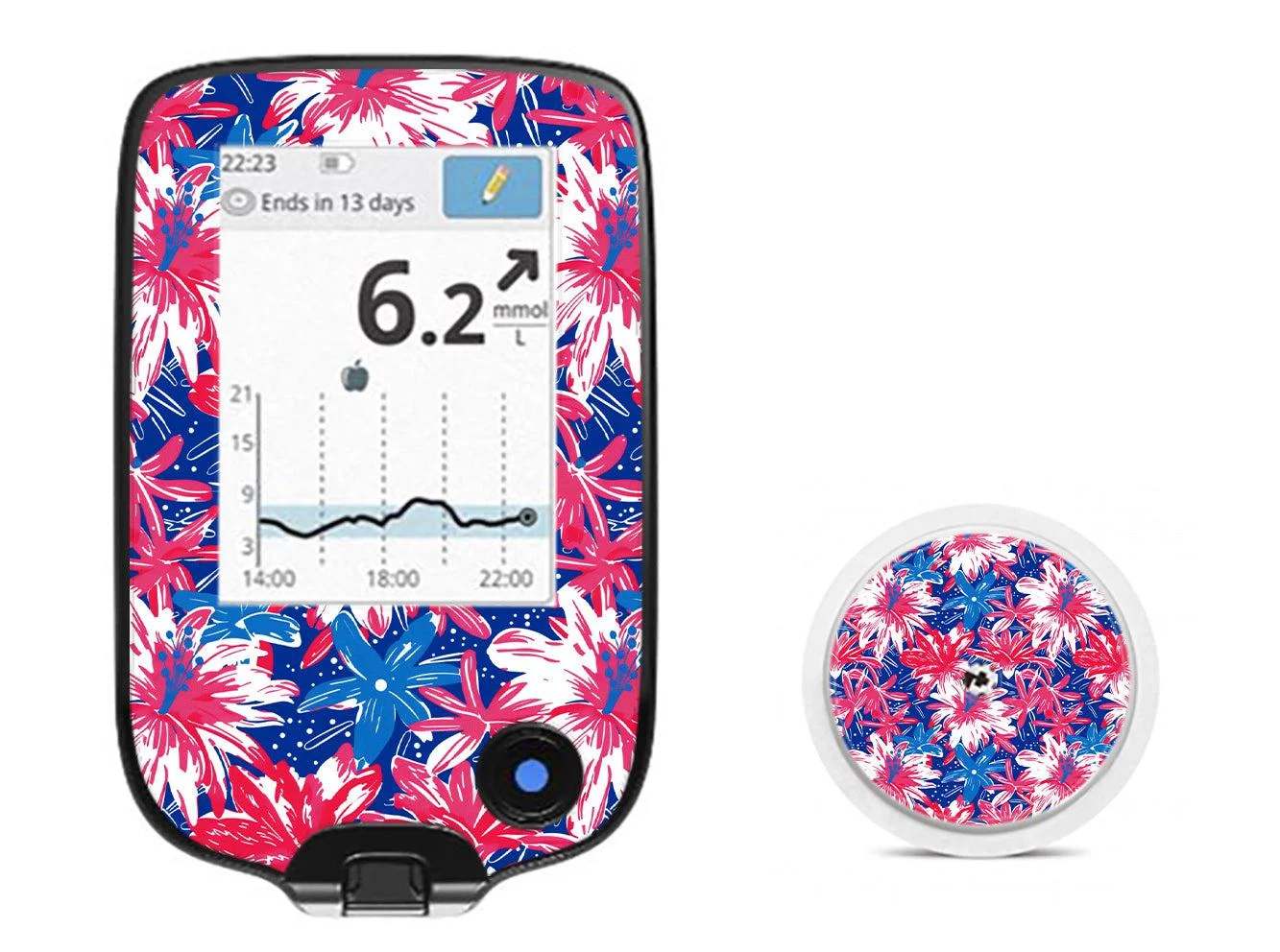 Patriotic Flowers Freestyle Libre 2