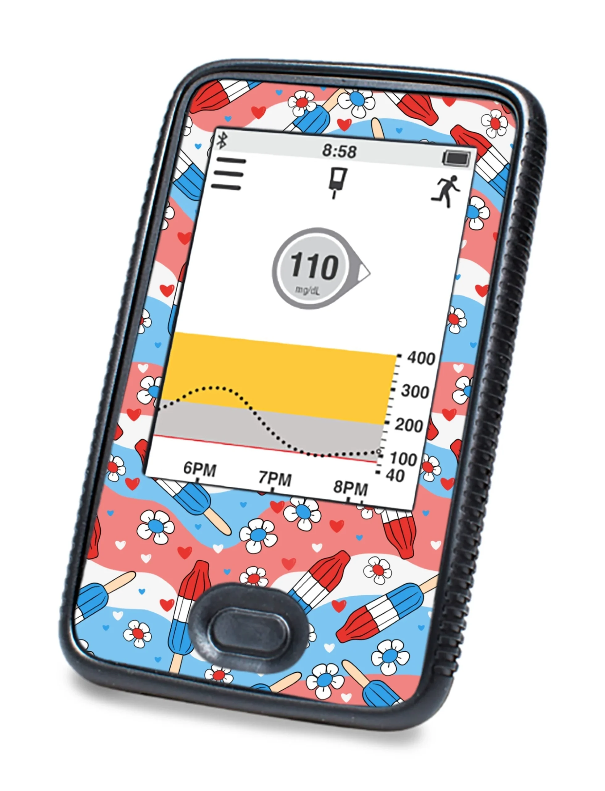 Patriotic Popsicles DEXCOM G6 Touchscreen Receiver