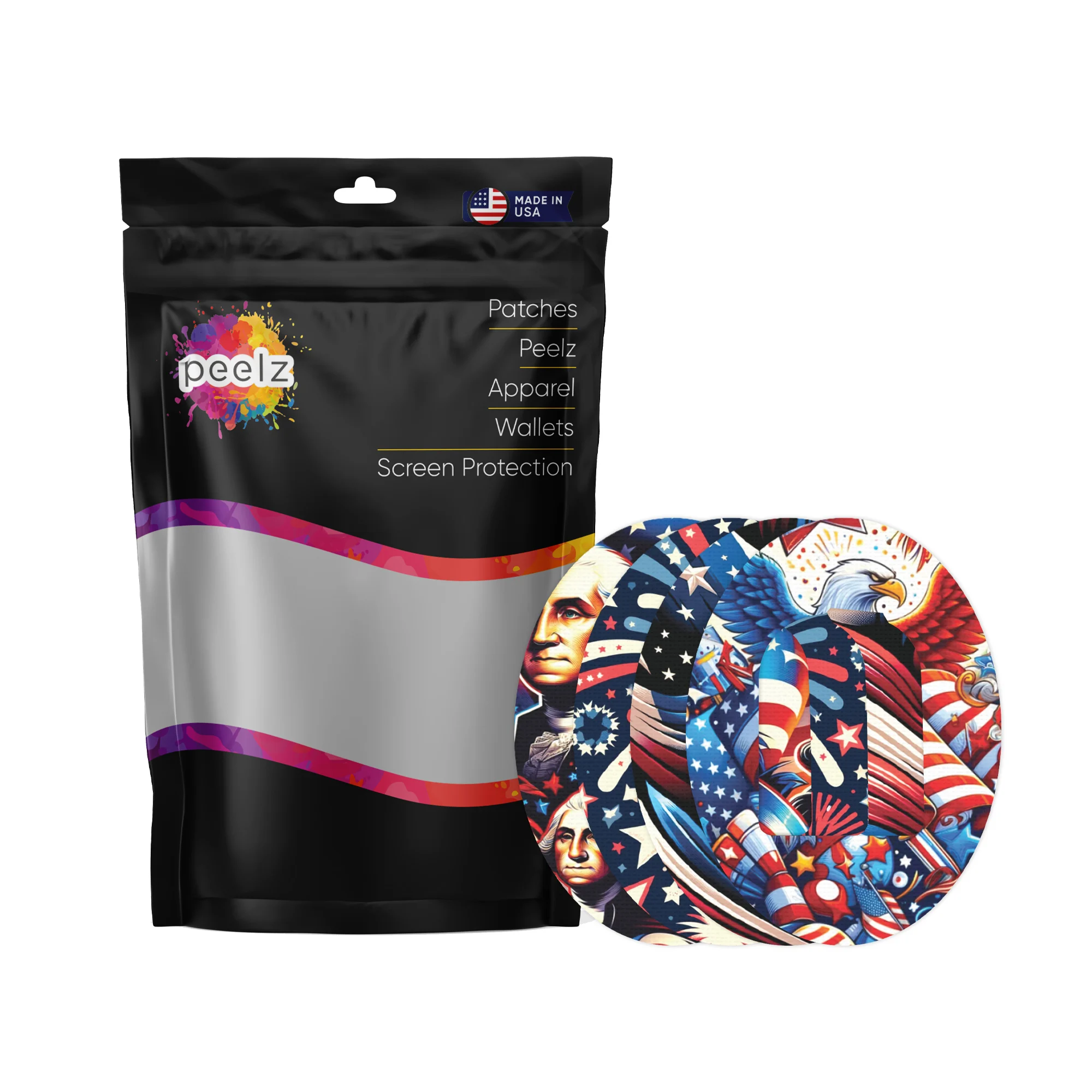 Patriotic Variety Pack Pod Patch Tape - Pump Peelz