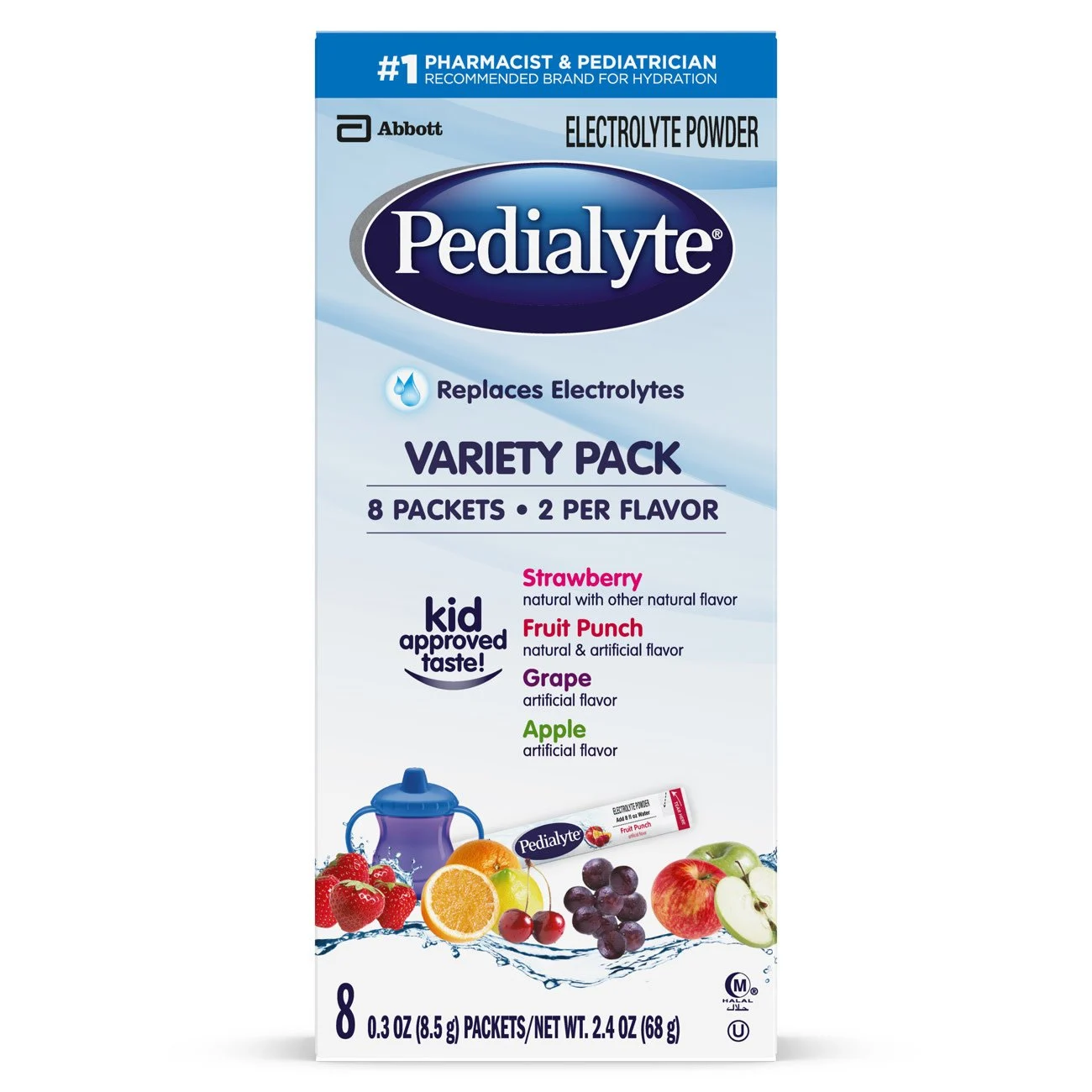 Pedialyte Powder Packs Pediatric Oral Electrolyte Solution